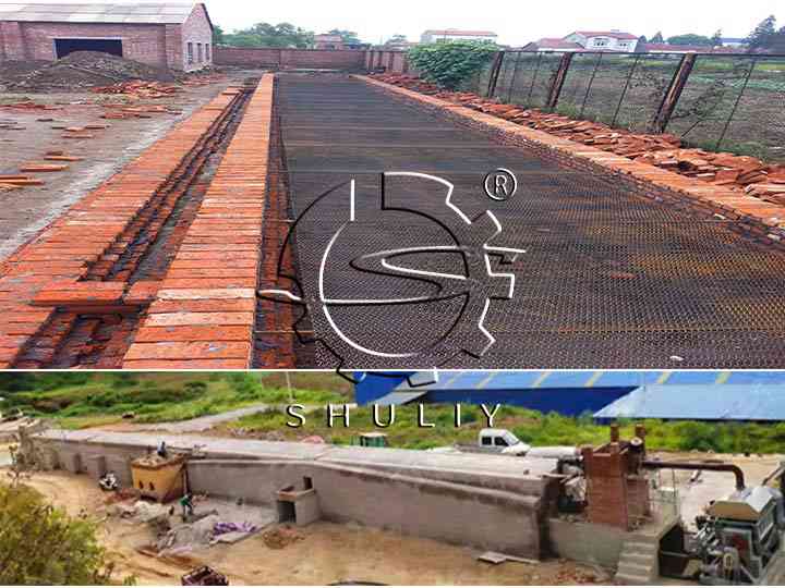 brick kiln drying for egg tray