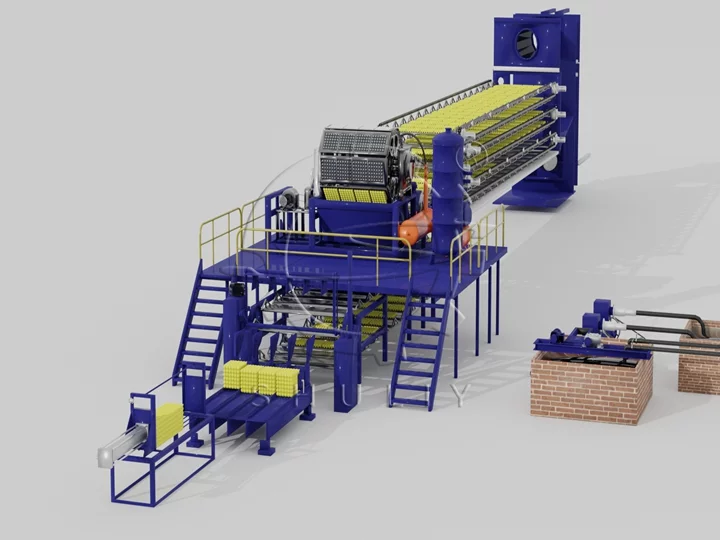 egg carton manufacturing process