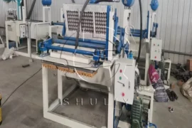machine de fabrication de plateaux à œufs