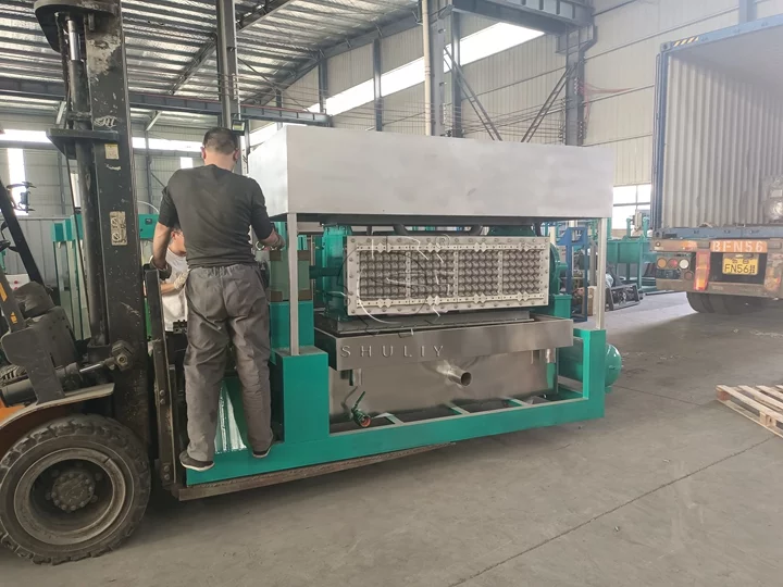 exported egg crate making machine