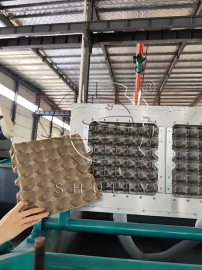 انڈے کی ٹرے بنانے والی مشین