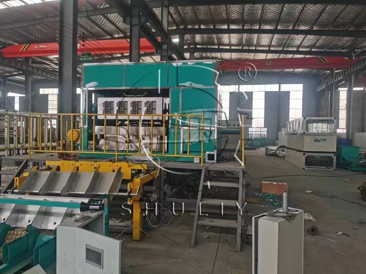 Máquina para fabricar bandejas de huevos