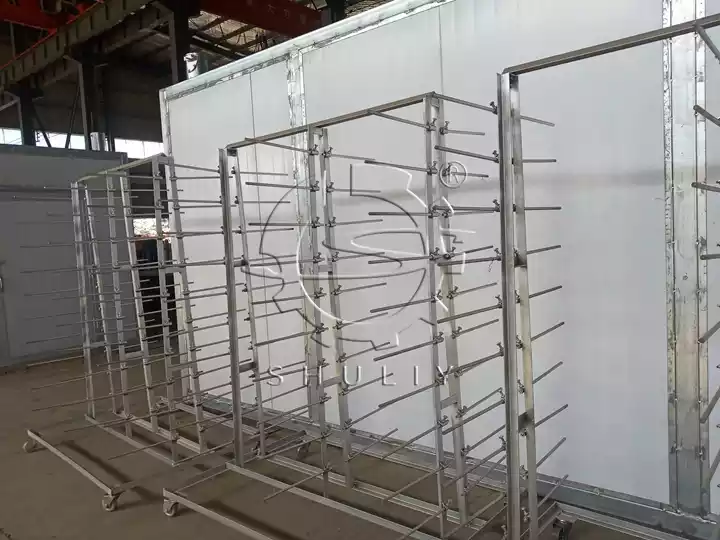 paper egg crate drying machine